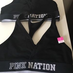 Lot of 3 Pink Nation Spot Bras